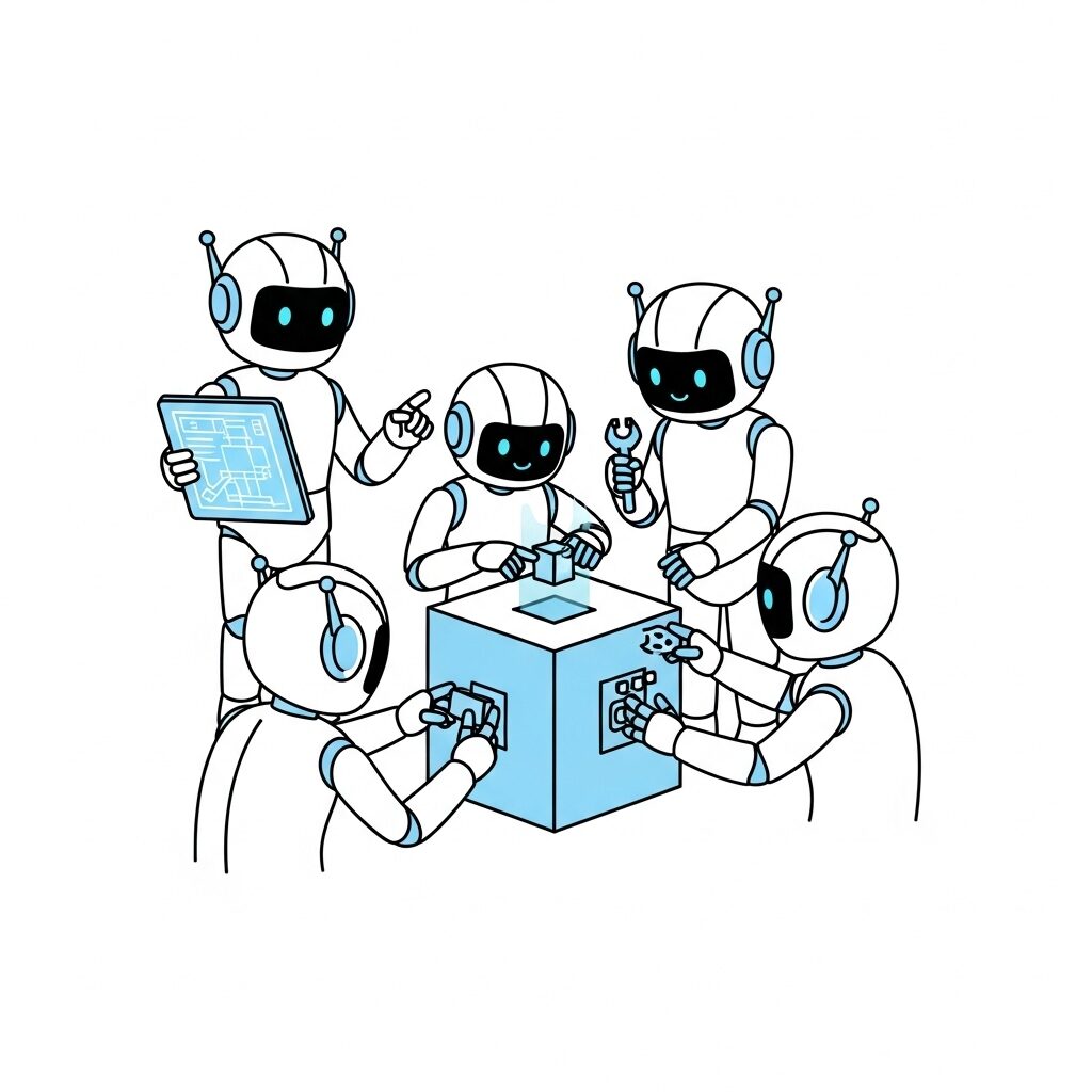 AIがチームで取り組む